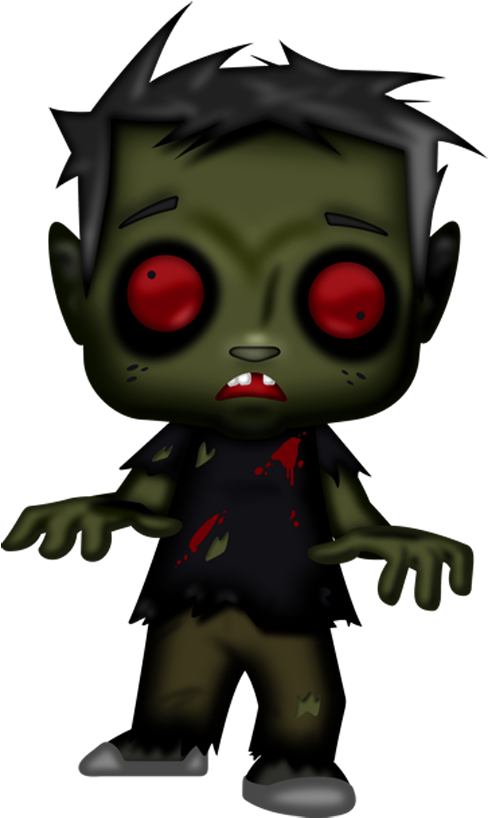 Halloween Zombie Png (583x890), Png Download