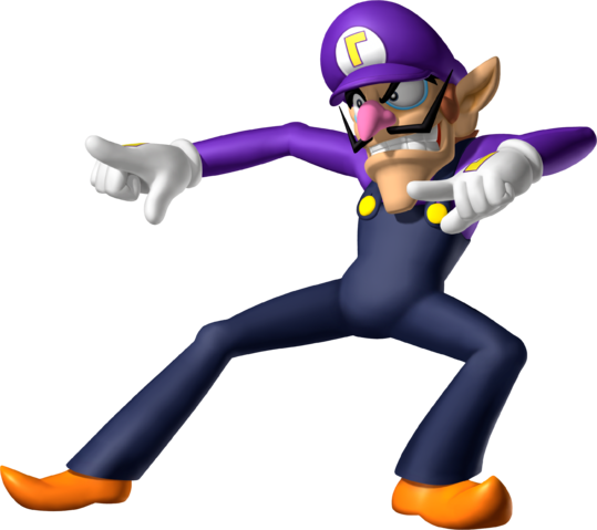 Waluigi - Mario Waluigi (539x479), Png Download