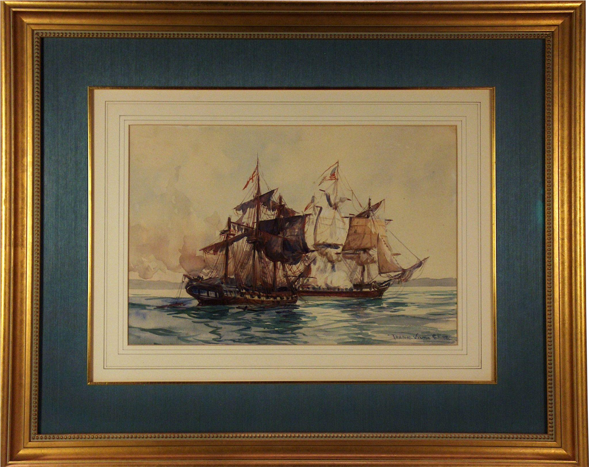 John Paul Jones 1778 North Channel Naval Duel - North Channel Naval Duel (2048x2048), Png Download
