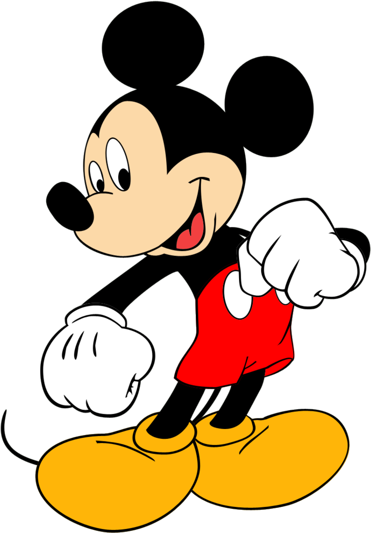 Mickey Mouse Clubhouse Logo Png - Mickey Mouse Red Png (747x1068), Png Download