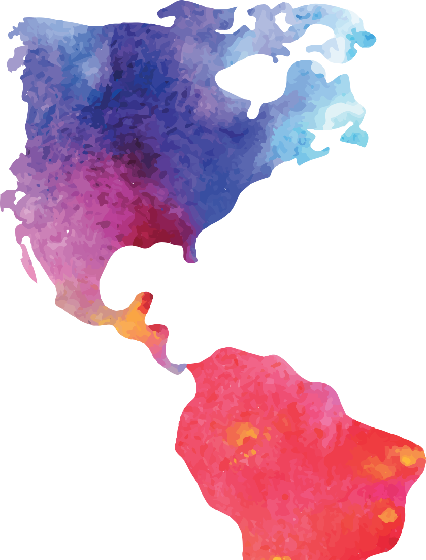 Guatemalan Student - American Continent Map Vector (839x1103), Png Download