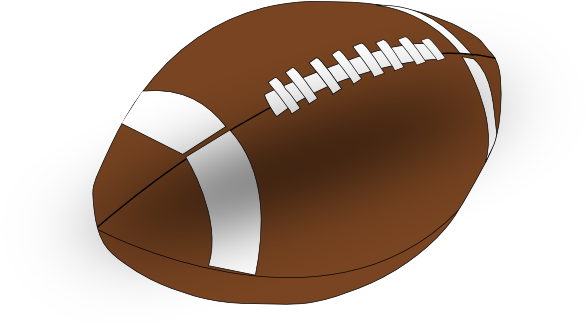 American Football Clip Art Free Png - American Football Clipart (600x323), Png Download