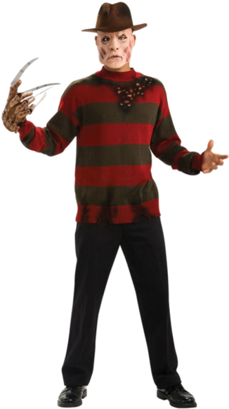But Girl Version Freddy Krueger Mask, Freddy Krueger - Freddy Krueger Knit Sweater (366x580), Png Download