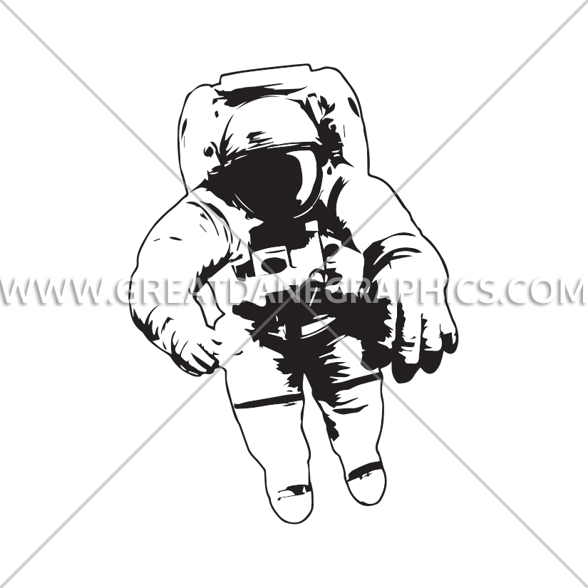 Drawing Footprints Astronaut Picture Stock - Astronaut (825x825), Png Download