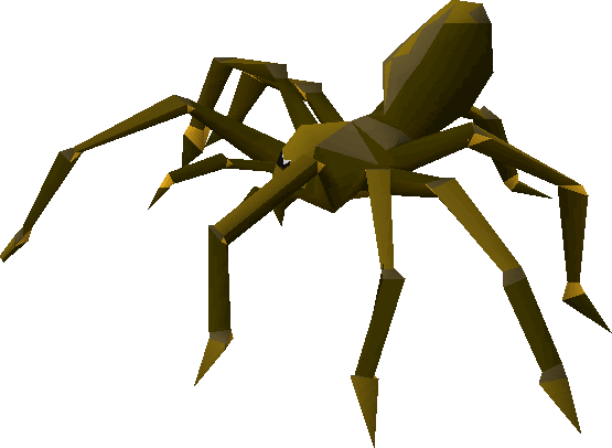 Giant Spider - Osrs Giant Spider (555x406), Png Download