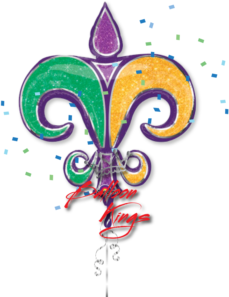 Fleur De Lis - Balloon (1280x1280), Png Download