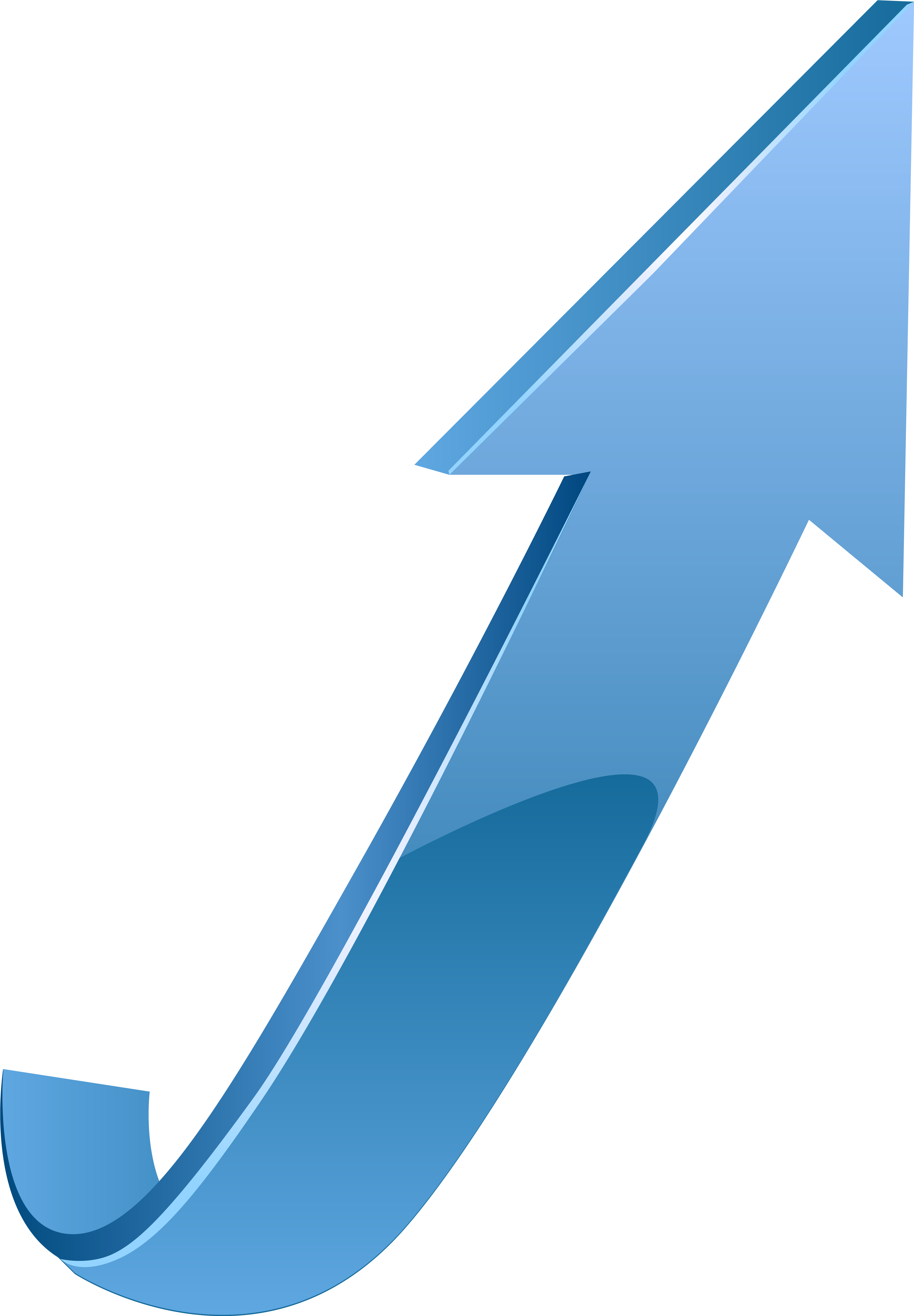 Blue Up Arrow (4243x5908), Png Download