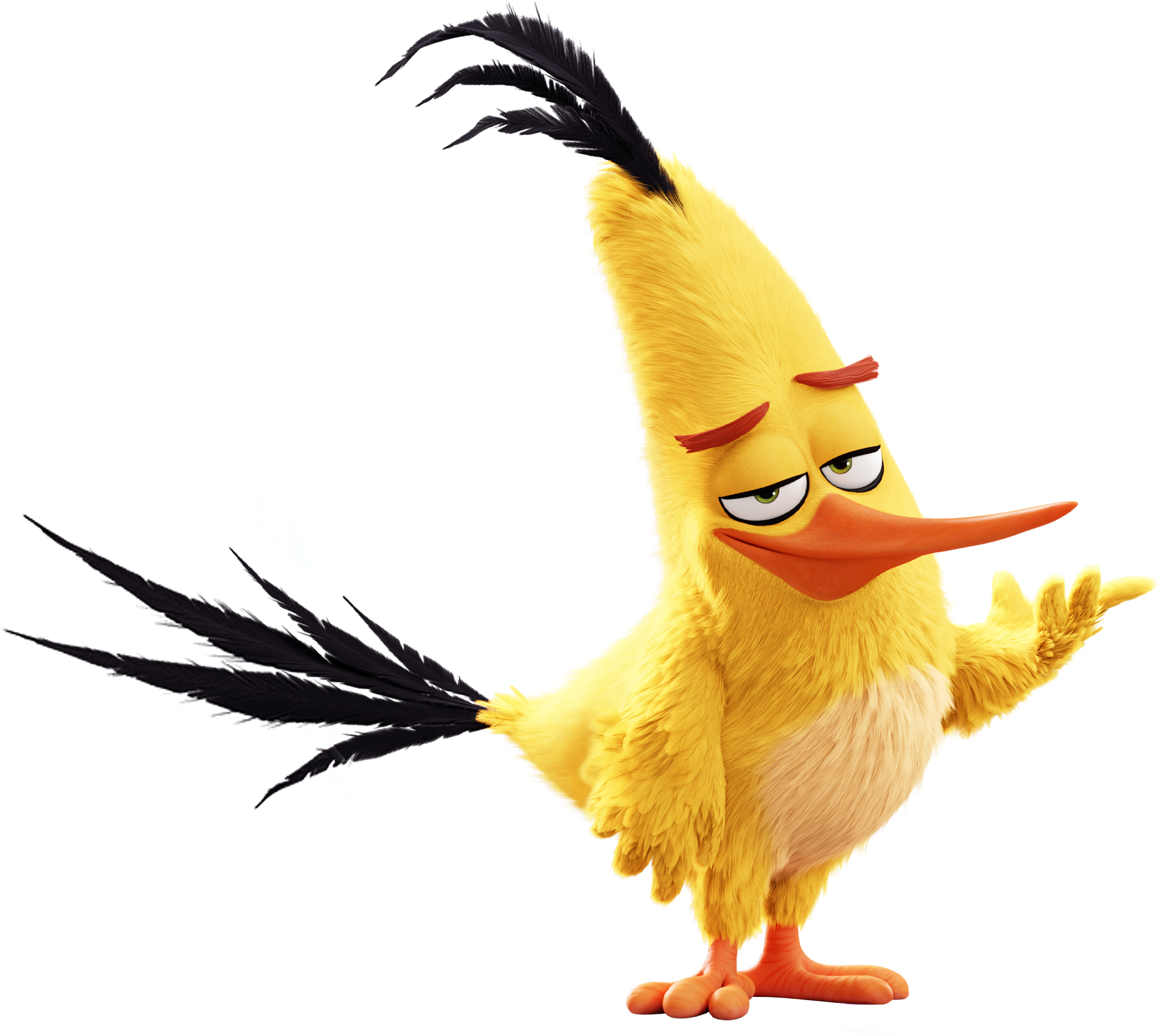 The Angry Birds Movie Chuck Png Transparent Imageu200b - Yellow Bird From Angry Birds Movie (2302x2025), Png Download