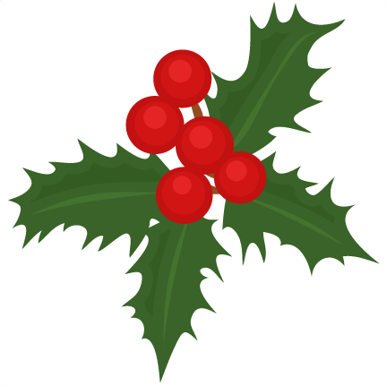 Christmas Holly Png - Christmas Holly Clip Art Open (432x432), Png Download