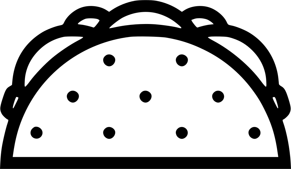 Png File Svg - Tacos Icon Png (980x570), Png Download