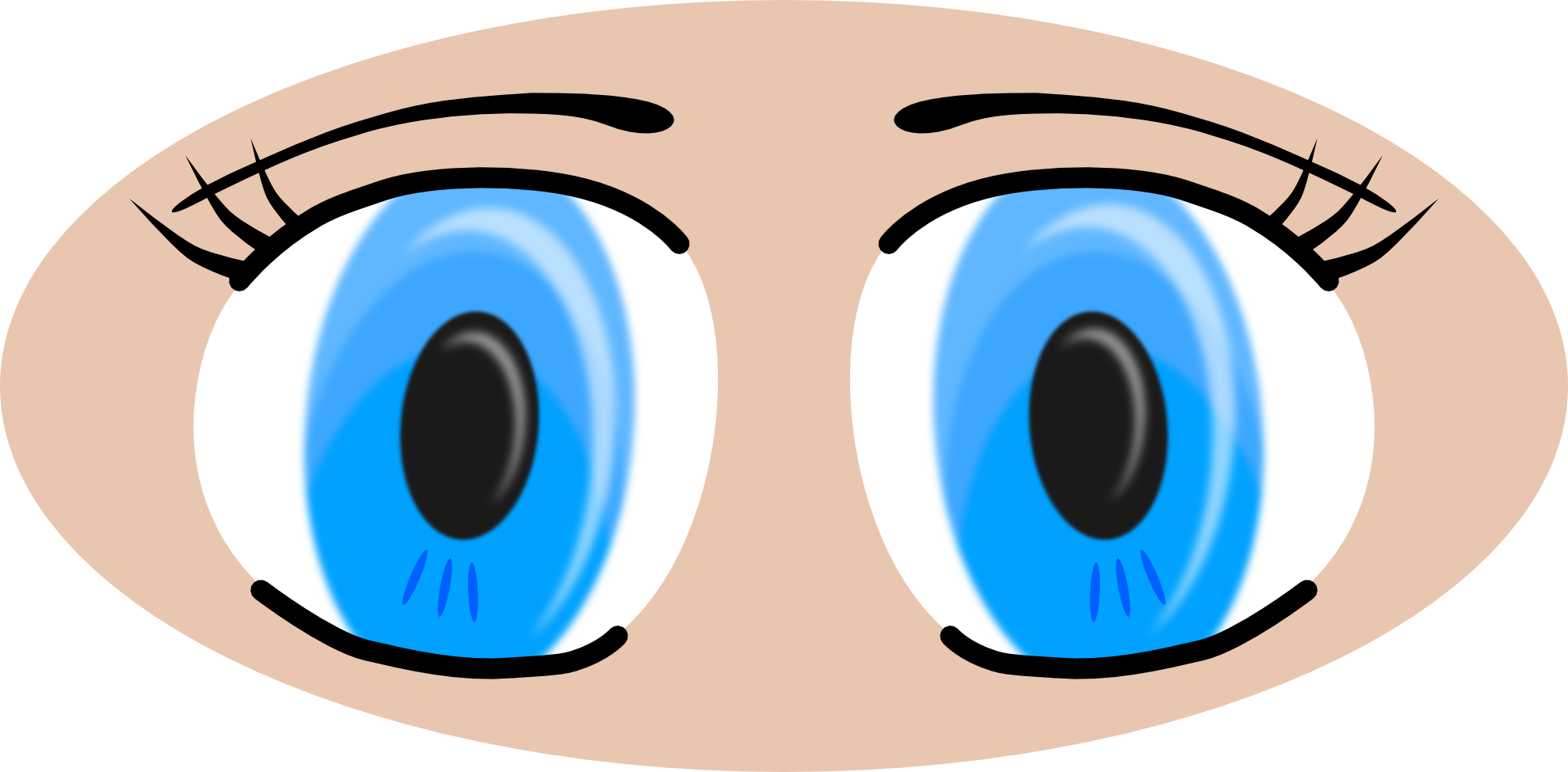Clipart Eyes - Eyes Clip Art (1979x975), Png Download