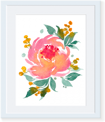 Flower Child - Garden Roses (500x500), Png Download