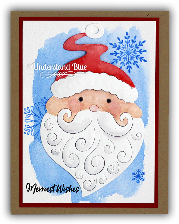 Paper Layering Santa By Understand Blue - Santa Claus (650x794), Png Download