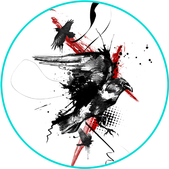 Find This Pin And More On Art By A0l0s7 - Circle Divided Into Fourths (600x600), Png Download