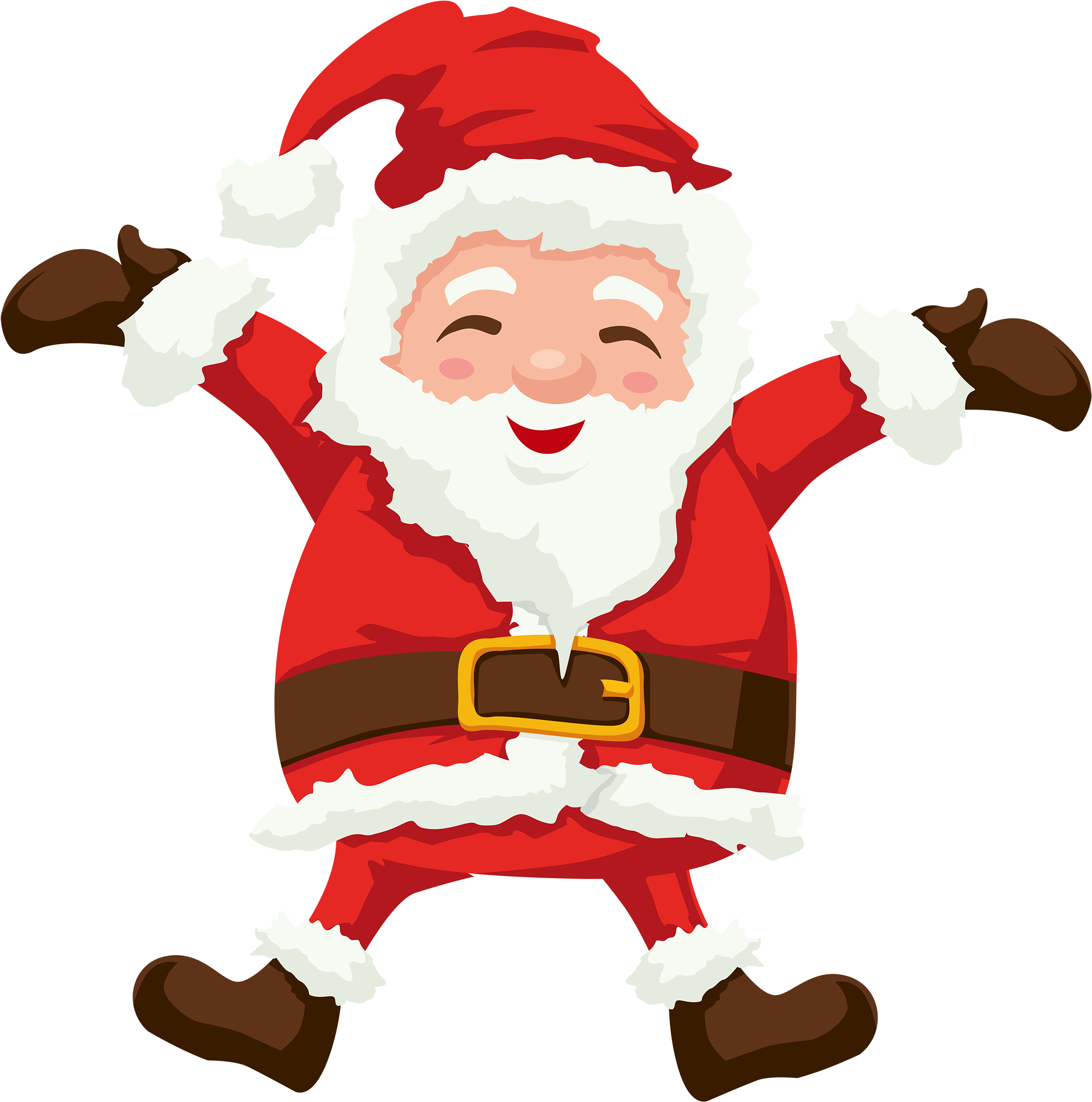 Santa Png Clipart - Santa Claus (2500x2484), Png Download