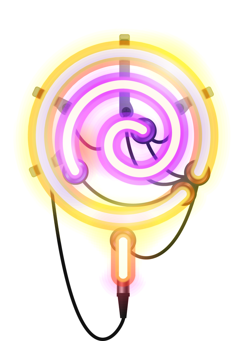 Two Color Watercolor Hand Painted Tube Transparent (1024x1413), Png Download