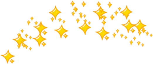 Emoji Sparkles Sparks Glitter Tumblr - Overlay Picsart Editing Png (540x240), Png Download