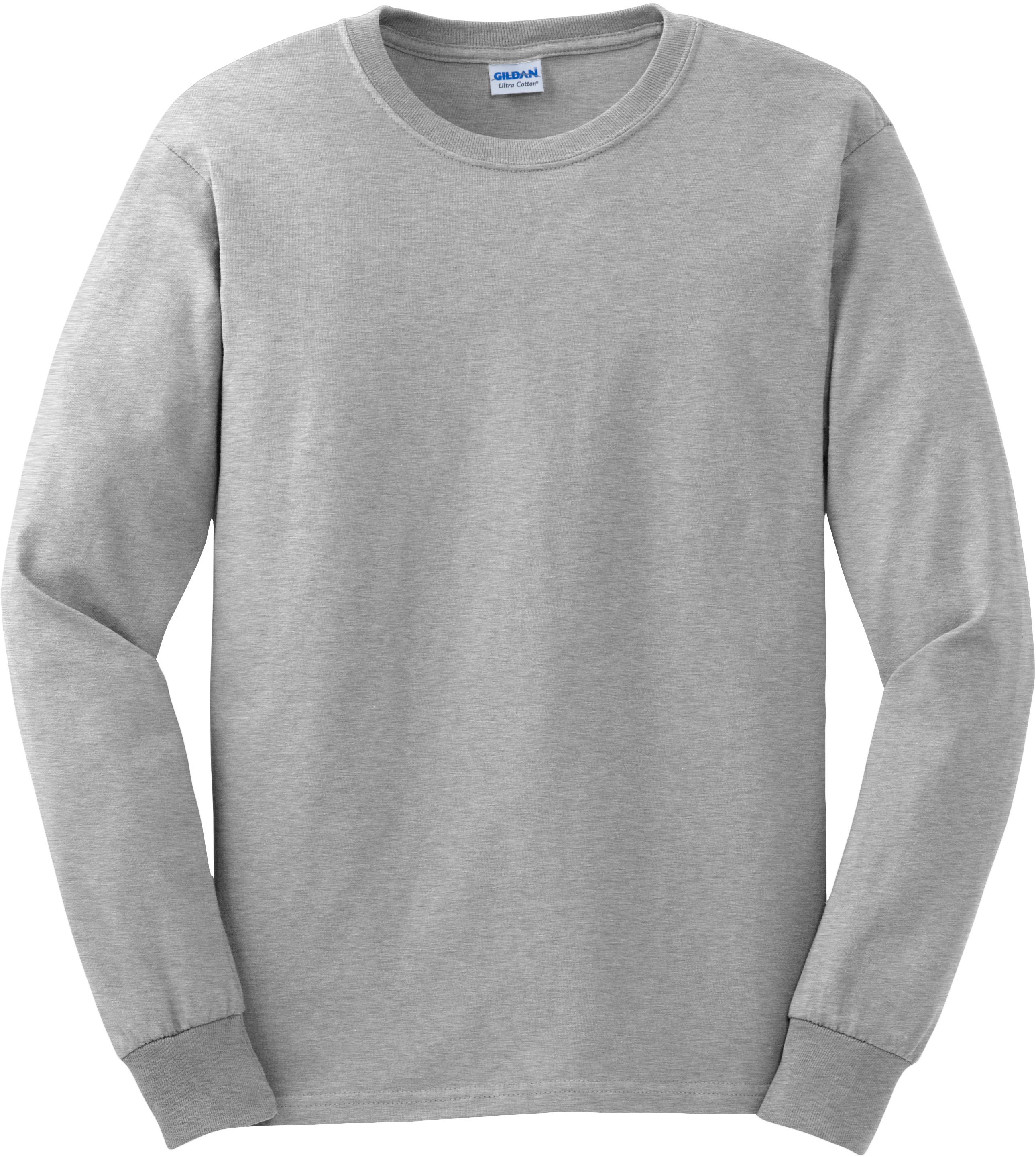 Grey Long Sleeve Shirt Png (3000x3000), Png Download