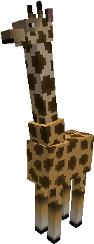 Giraffe - Girafa Minecraft (347x347), Png Download