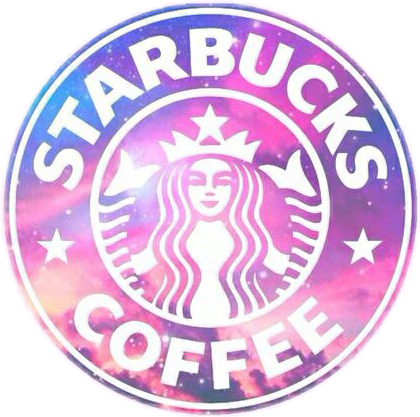 Starbucks Coffee Galaxy Queen America Tumblr New York - Starbucks (420x417), Png Download