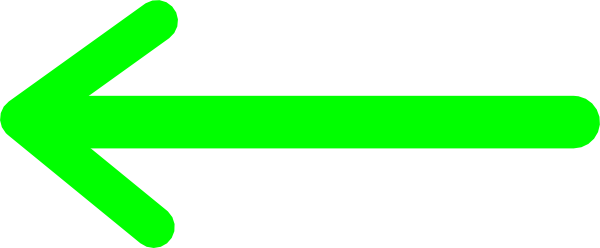 Royalty Free Library Green Arrow Clipart - Green Arrow No Background (600x248), Png Download