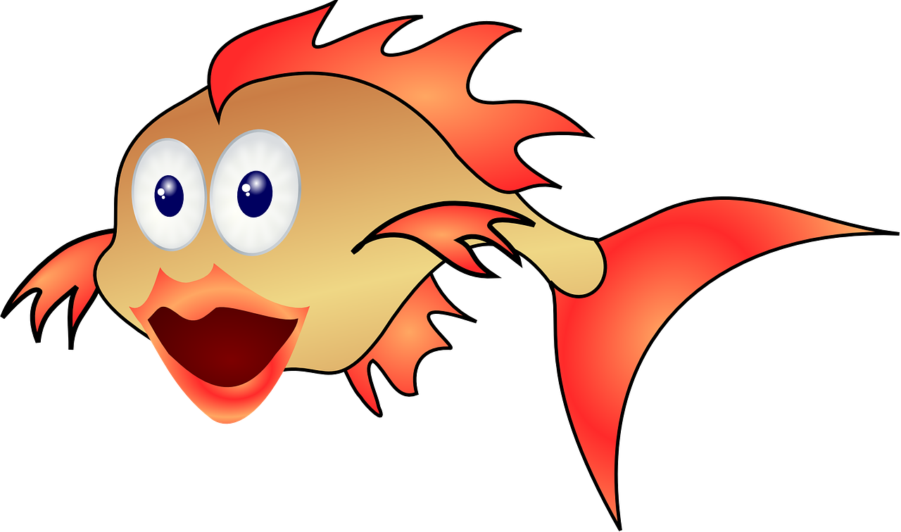 Goldfish-47022 1280 - Animasi Ikan Mas Bergerak (1280x756), Png Download