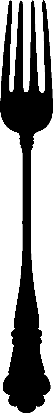 Black Fork Png Free Download - Design (1198x1677), Png Download