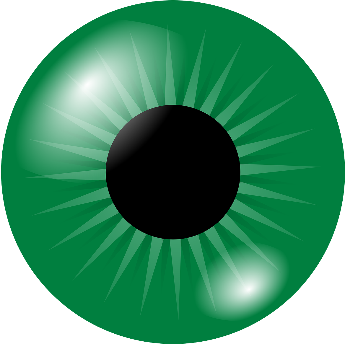 Eyeball Eye Iris - Green Eye Clipart (791x720), Png Download