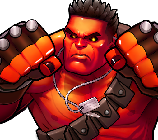 Red Hulk - Marvel Avengers Academy Red Hulk (508x452), Png Download