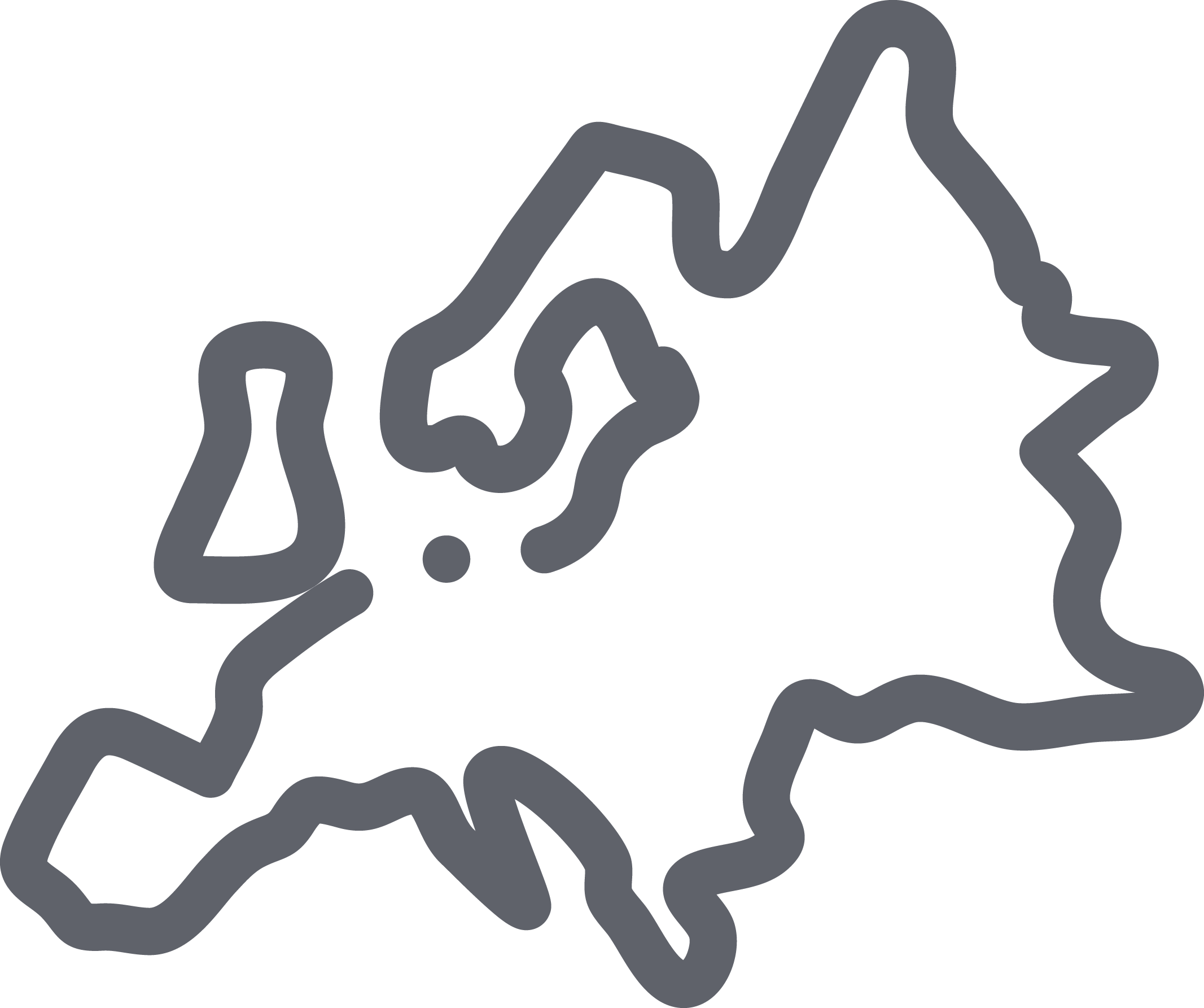 Search - Europe Map Icon Png (2133x1785), Png Download