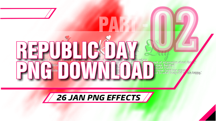 2019* Republic Day Png Images Download - Picsart Photo Studio (698x393), Png Download