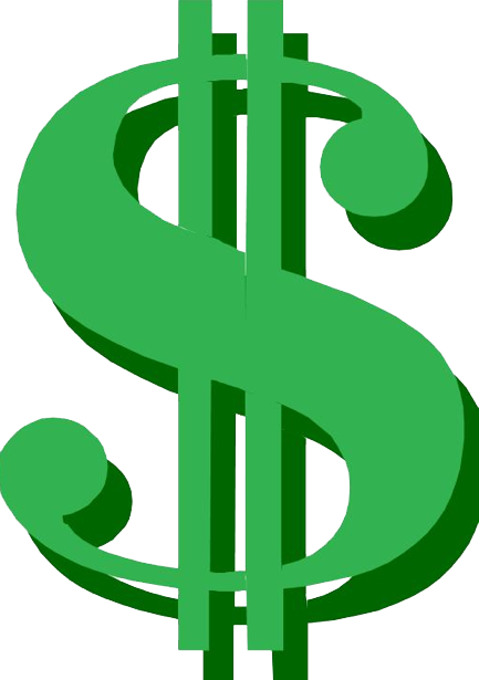 Symbol Transparent Image Mart - Dollar Sign Png Green (433x615), Png Download