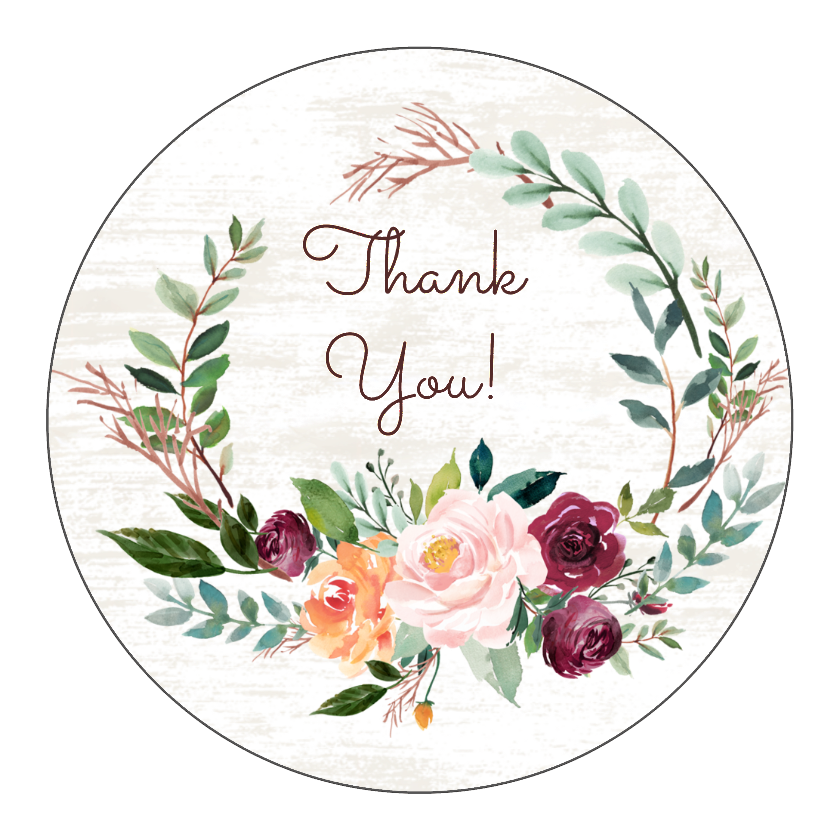 Floral Design - Watercolor Wreath Green Png (840x840), Png Download