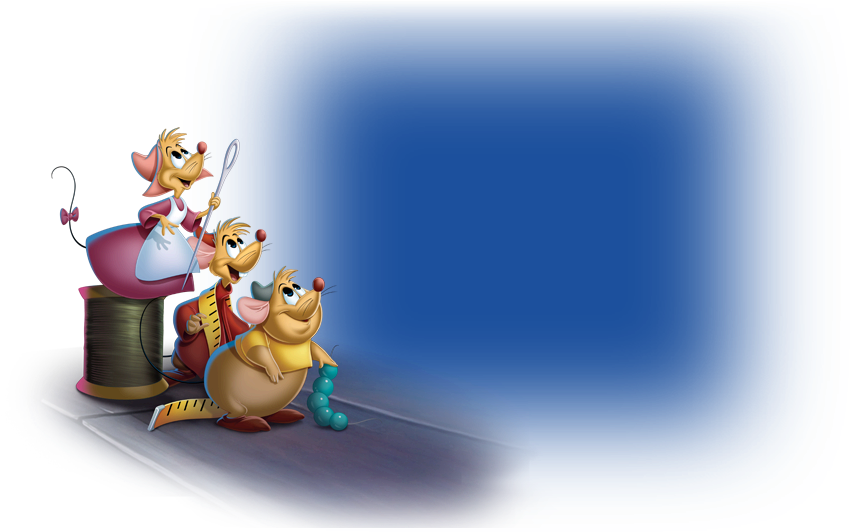 Cinderella Mice Png - Cendrillon - Mon Premier Livre Puzzle - Cartonné (849x559), Png Download