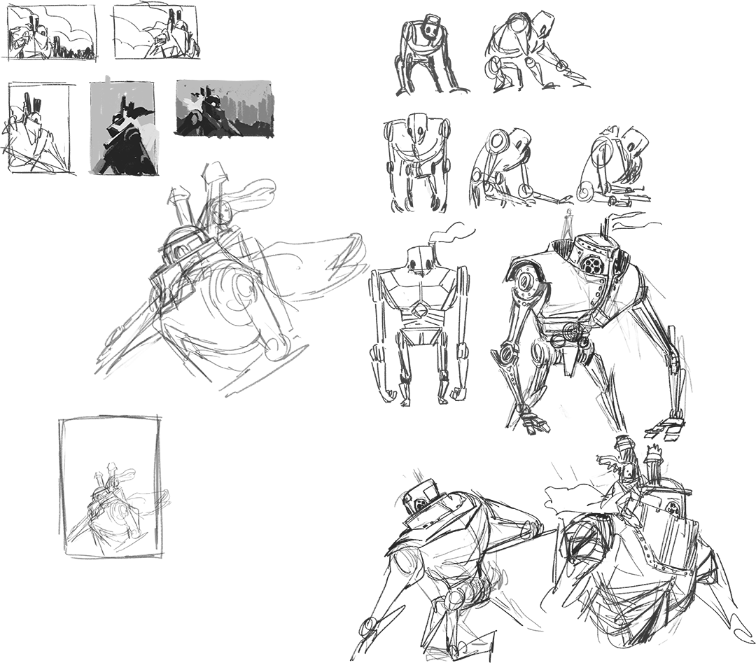 Beauty & Her Beast - Sketch (1080x947), Png Download