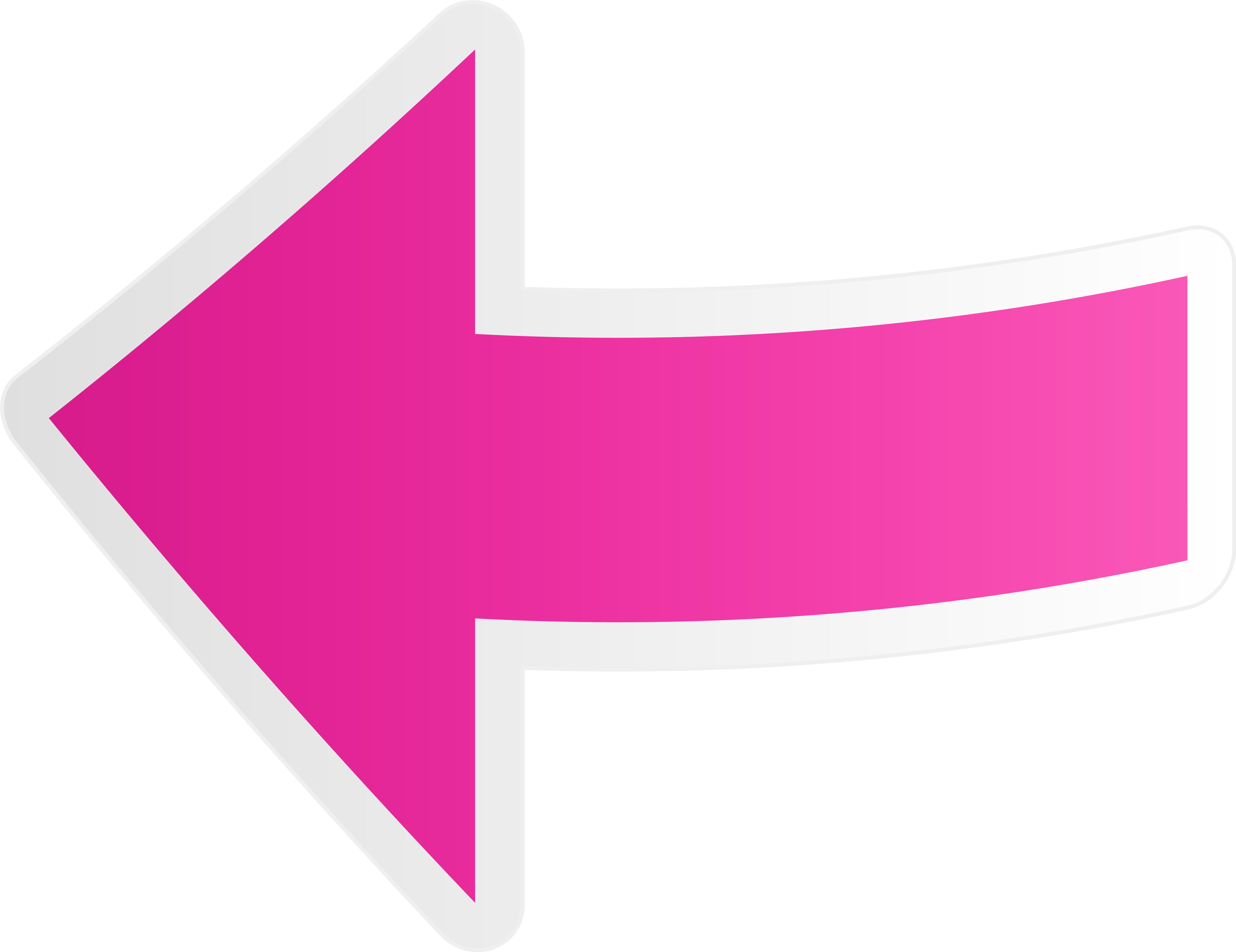 Pink Arrow Png Black And White - Pink Arrow Transparent Background (6262x4822), Png Download