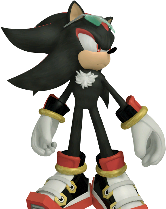 Shadow - Dialogue Pose - "whatever" - Shadow The Hedgehog Sonic Free Riders (1024x1024), Png Download
