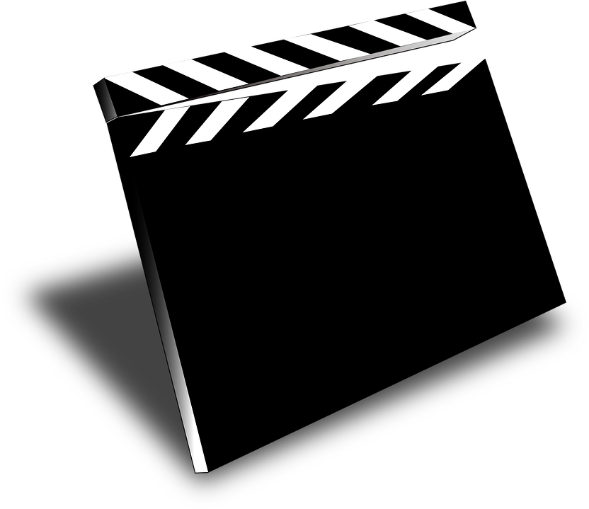 Movie Clipart Clappers - Cinta De Pelicula Png (600x514), Png Download
