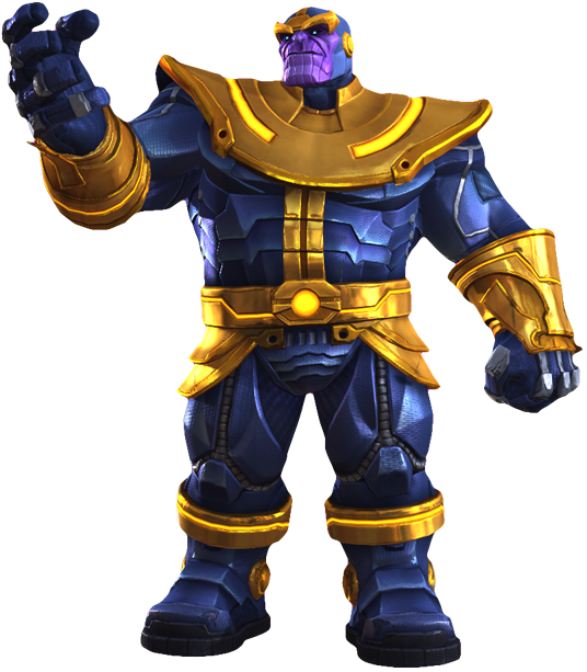 Thanos - Marvel Contest Of Champions Game Venom (536x613), Png Download