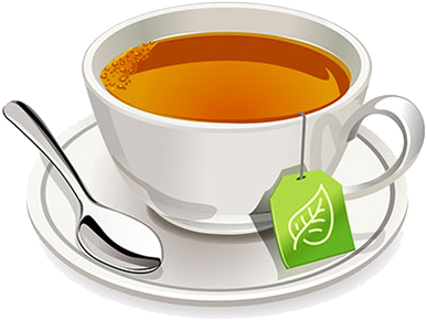 Cup Png Image Mart - Tea Cup With Tea Bag (500x353), Png Download