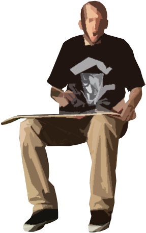 Ns 0047 - Human Sitting Png (396x532), Png Download