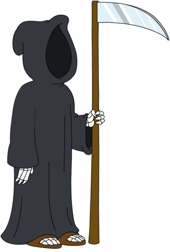 Clip Library Stock Image Result For Family Guy Inspiration - Death Family Guy Png (344x510), Png Download