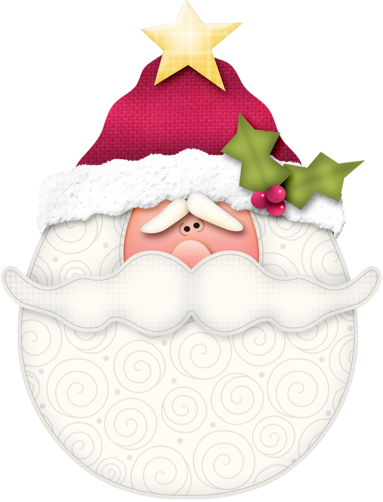 ○••°‿✿⁀santa‿✿⁀°••○ - Cara De Santa Navideño (781x1024), Png Download