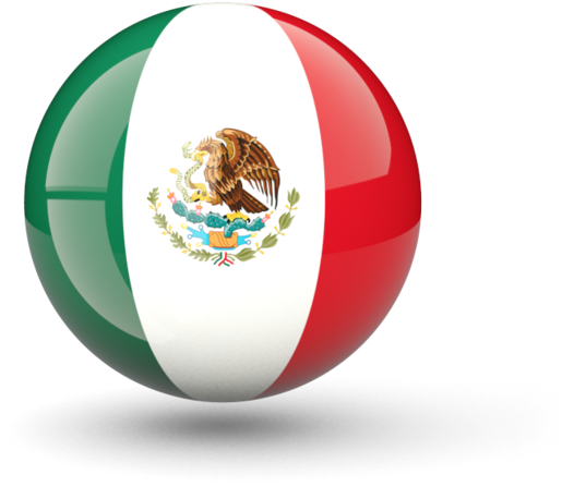Illustration Of Flag Of Mexico - Mexico Flag Icon Png (640x480), Png Download