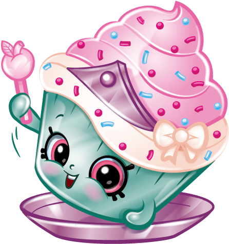 Cupcake Princess Picture Svg Library Stock - Shopkins Cupcake Princess (577x496), Png Download