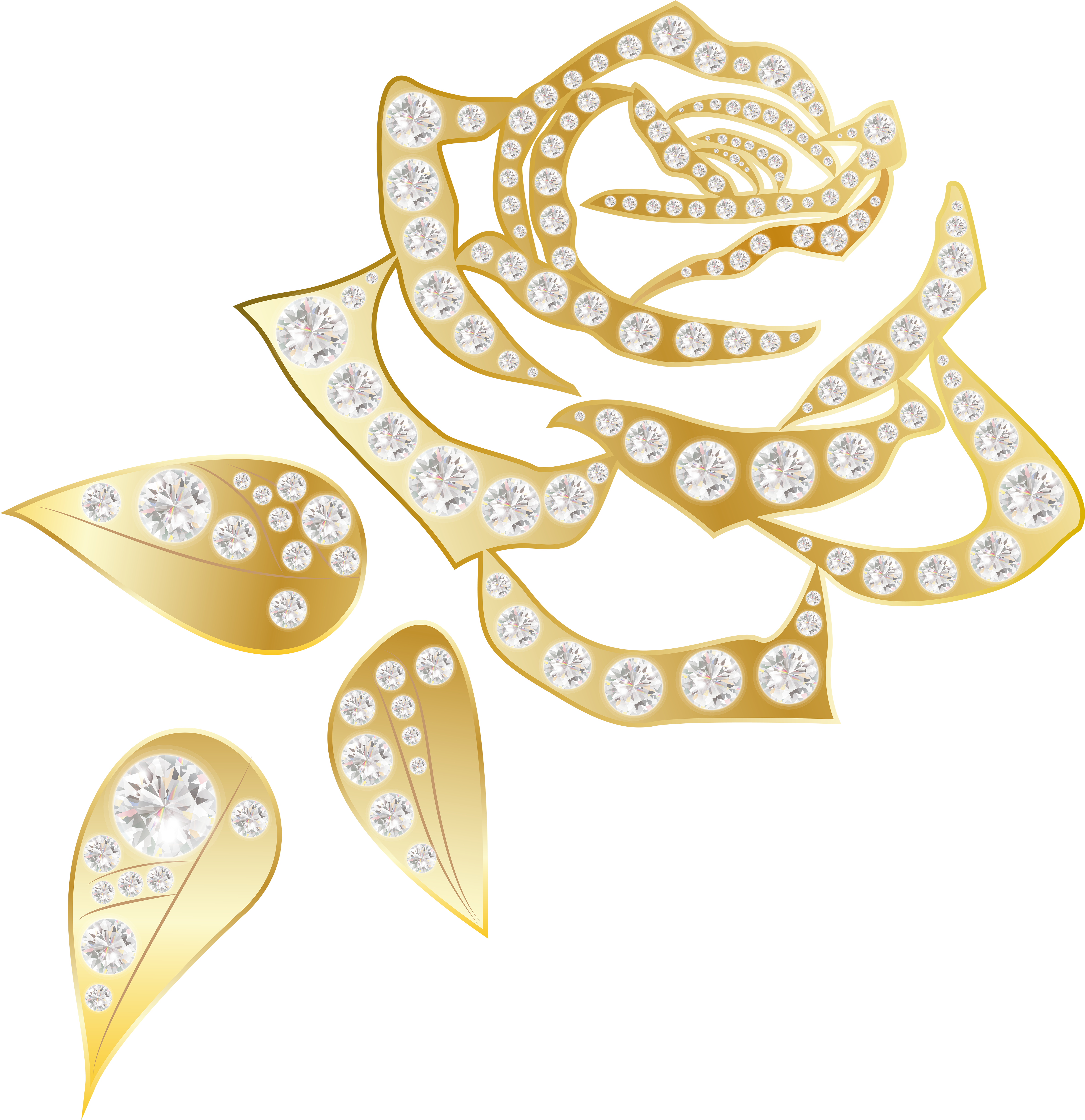 Rose Gold Clipart Transparent (4845x5000), Png Download