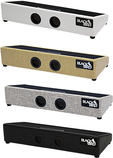 Blackbird Pedalboards 18"x7" Black Feather Pedalboard - Blackbird Pedalboards Blackbird Pedalboards Tolex Feather (620x620), Png Download