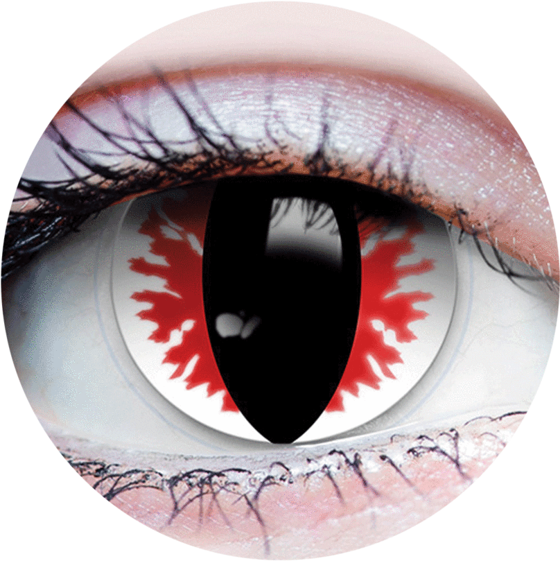 Devil Eyes Primal Contact Lenses (1024x1024), Png Download