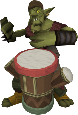 Goblin Musician (326x479), Png Download