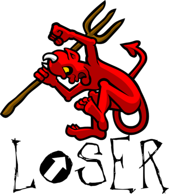 Red Eyes Clipart Devil - Clipart Satan (349x400), Png Download